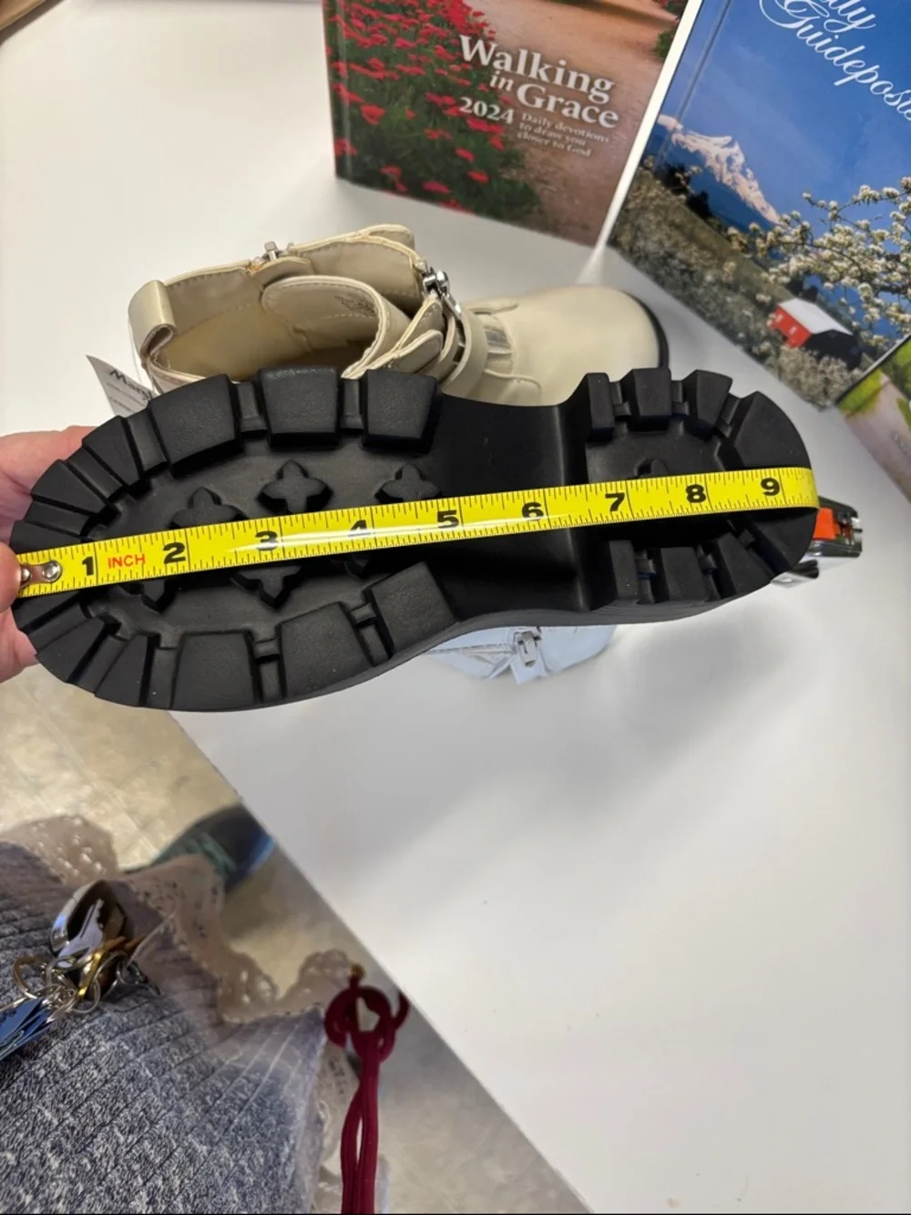 Marshalls Boots with Black Lug Sole size 6?,call out inside shoe look at photos
